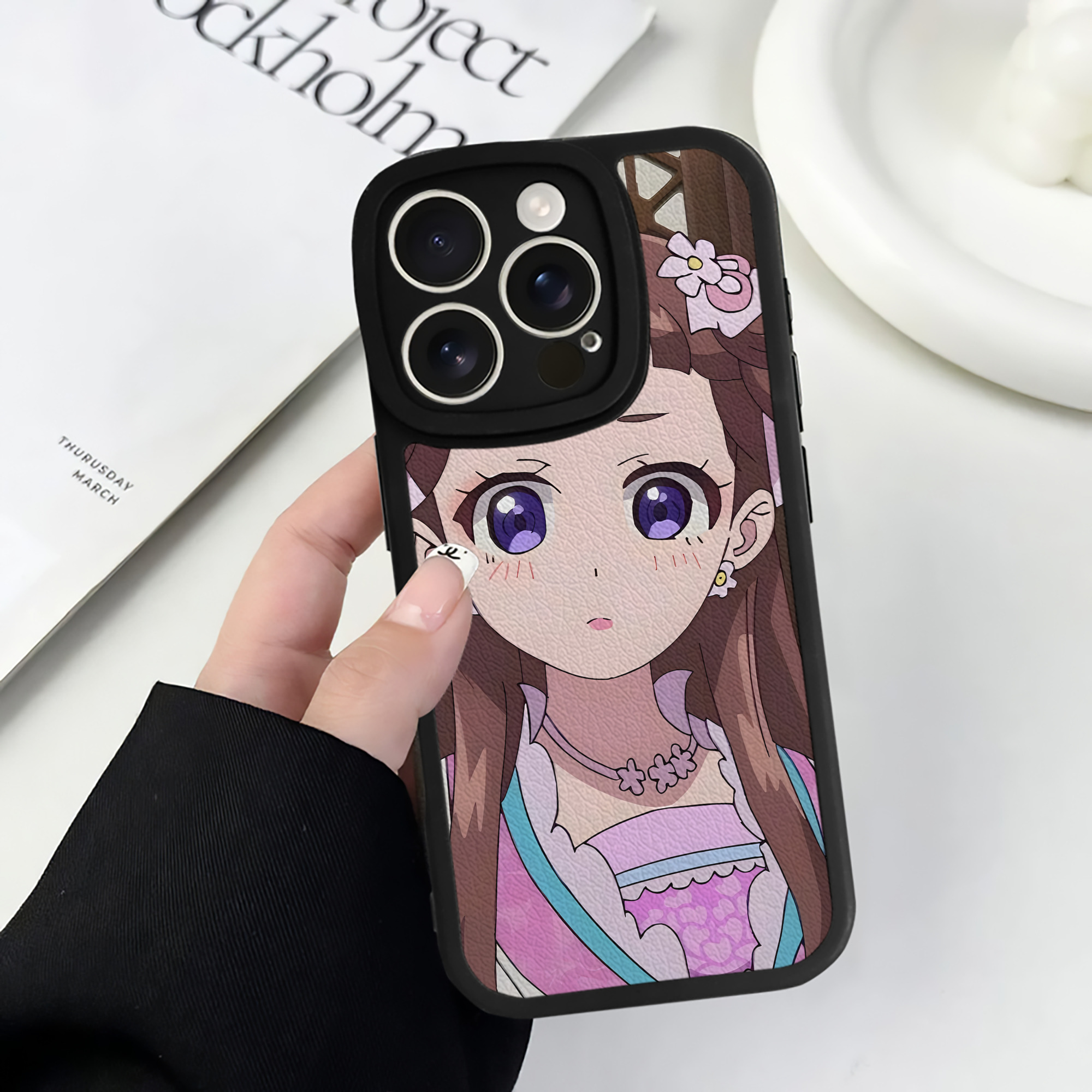 薬屋のひとりごと The Apothecary Diaries 【iPhone 16シリーズ対応】シリコンスマホケース（レザー調） 材質：シリコン